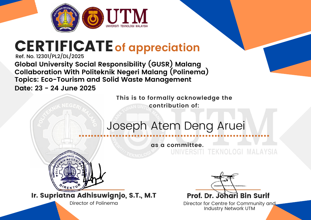 Preview of the Global University Social Responsibility certificate