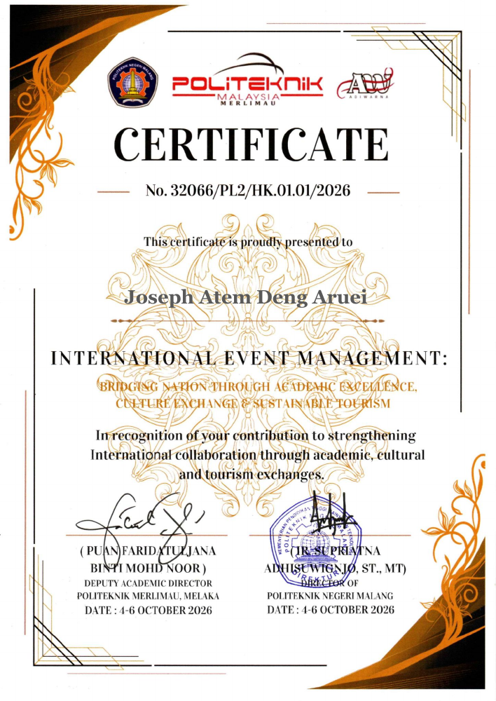 Preview of the CULTIVA 2026 certificate